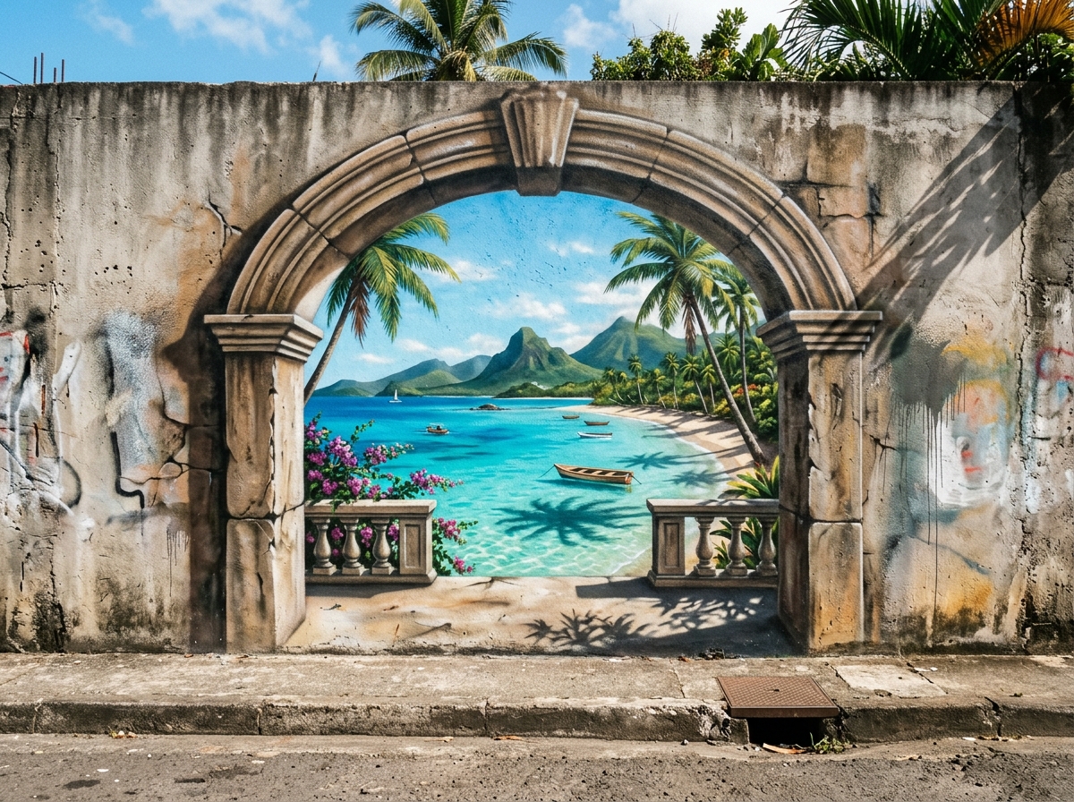 Fresque trompe-l'œil