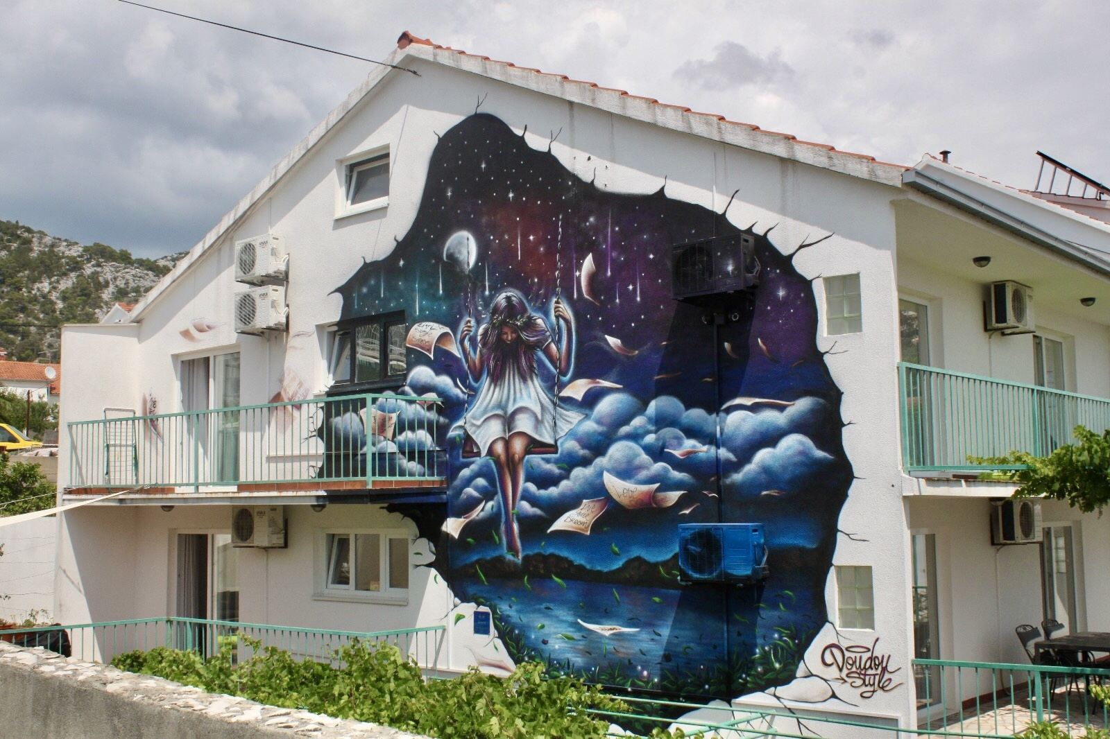 Avant — mur brut, Croatie 2018