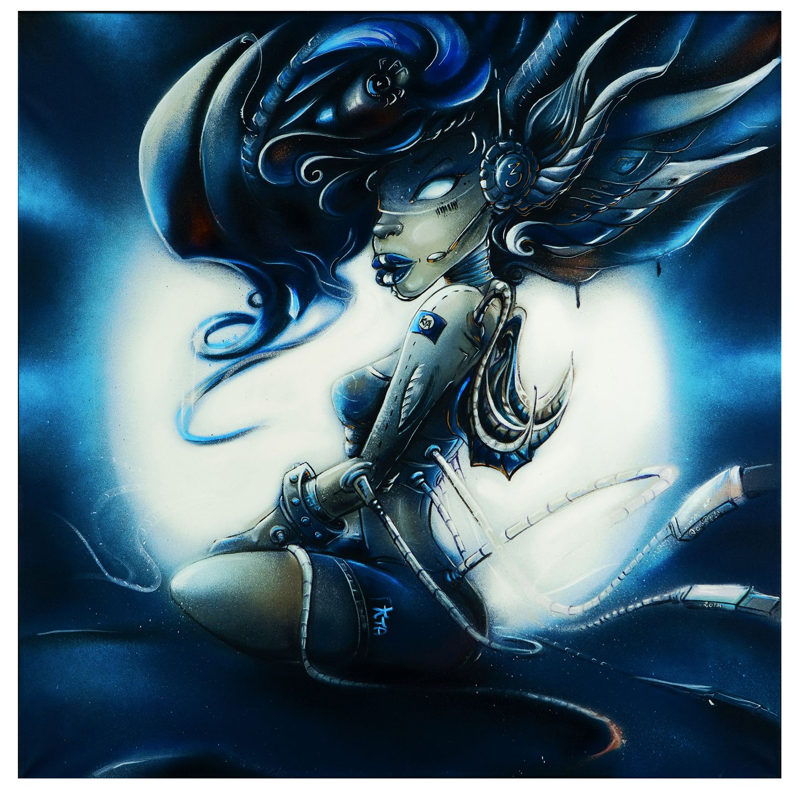Doudou KTO Pool — live painting Japan Expo 2015
